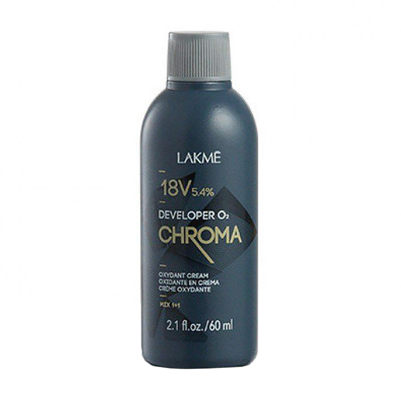 Крем-окислювач для фарби Lakme Chroma Developer O2 18V (5.4%), 60 мл