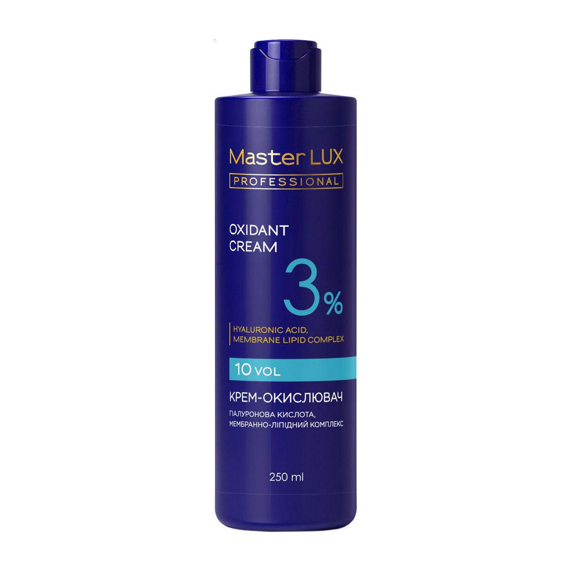 Крем-окислювач для фарби Master LUX Professional Oxidant Cream 3%, 10 Vol, 250 мл