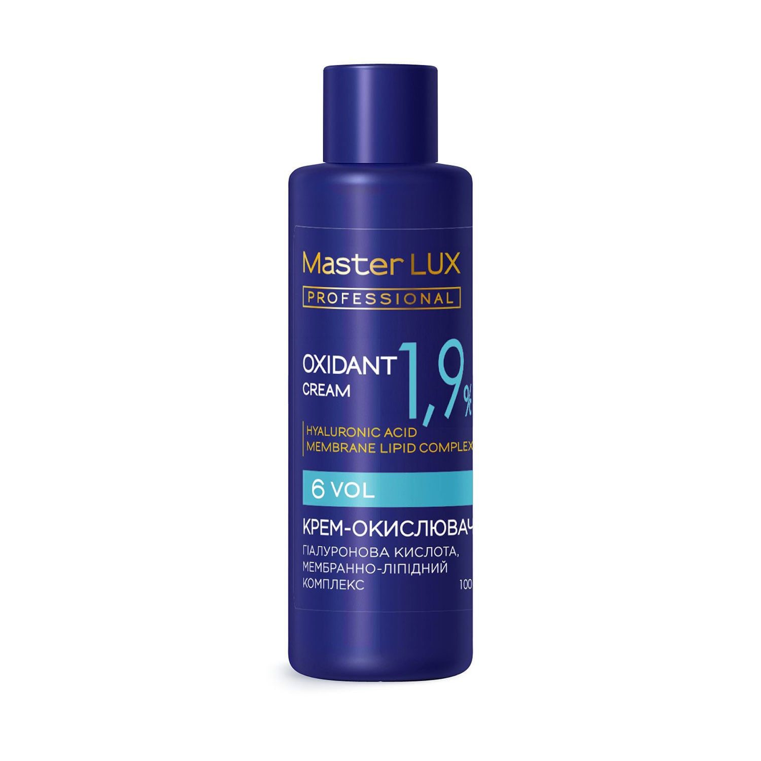 Крем-окислювач для фарби Master LUX Professional Oxidant Cream 1.9%, 6 Vol, 100 мл